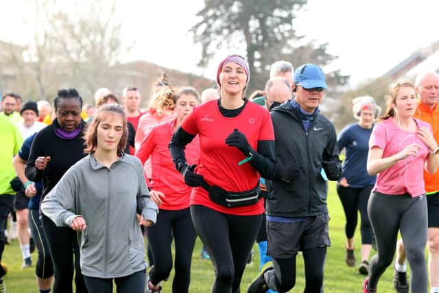 Start of the eighth Great Salterns parkrun
Picture: Chris Moorhouse