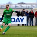 Brighton loanee goalkeeper Fynn Talley is expected to be available to Gosport at Kings Langley after missing out because of a positive Covid-19 result last weekend Picture: Tom Phillips