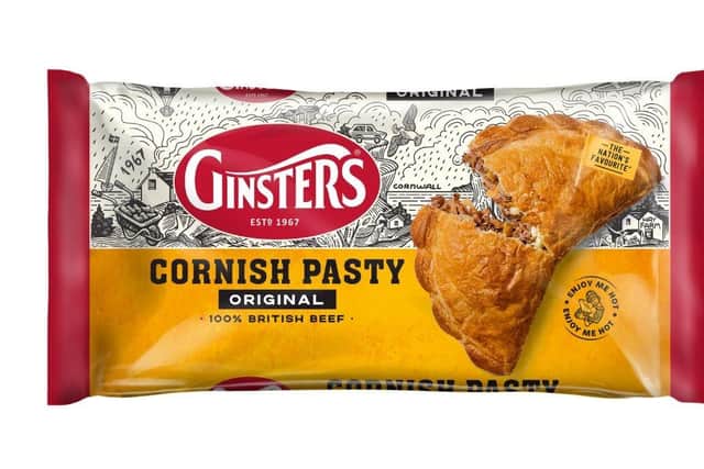 Ginsters Original Cornish Pasty 100% British Beef