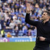 Pompey boss John Mousinho after the Carlisle United win. Pic: Jason Brown.