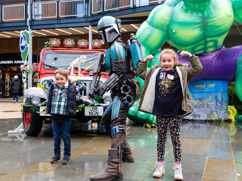 Evelyn Chrus and Tobias Chrus posing at Spooktacular Portsmouth Comic Con at Gunwharf.
Photos by Matthew Clark