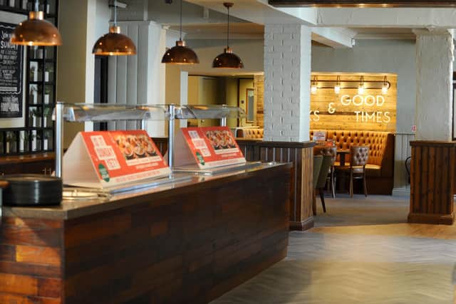Inside the Clarence Pier Brewers Fayre