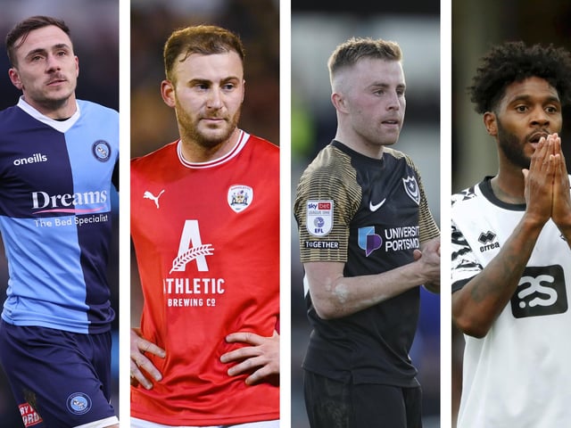 From left: Josh Scowen, Herbie Kane, Joe Morrell, Ellis Harrison.