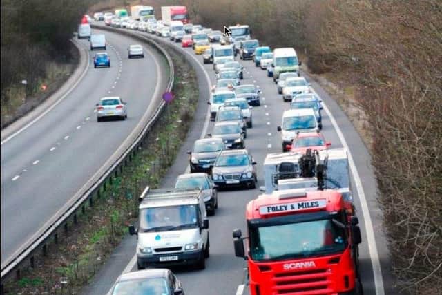 GV of traffic on A27