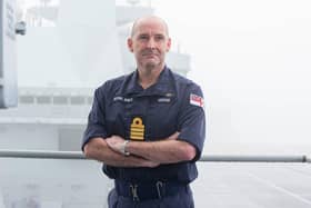 Captain Steve Higham on board of HMS Prince of Wales

Picture: Habibur Rahman