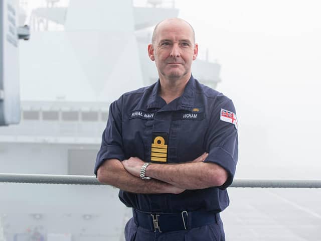 Captain Steve Higham on board of HMS Prince of Wales

Picture: Habibur Rahman