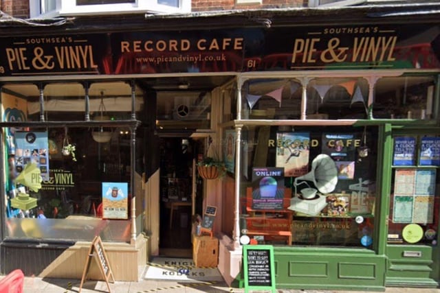 The Pie & Vinyl Record Café in Castle Road is rated at 4.7 from 1,067 Google reviews. One customer said: "Really tasty pies, friendly staff, a quirky atmosphere and great coffee."
