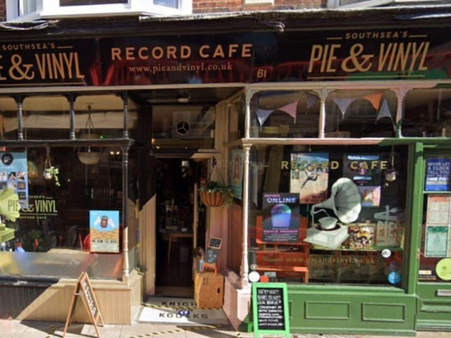 The Pie & Vinyl Record Café in Castle Road is rated at 4.7 from 1,112 Google reviews. One customer said: "Really tasty pies, friendly staff, a quirky atmosphere and great coffee."