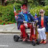 Richard Wilson (84) and Ann Wilson (75) at the Portsmouth Cathedral street party. Picture: Mike Cooter (050622)