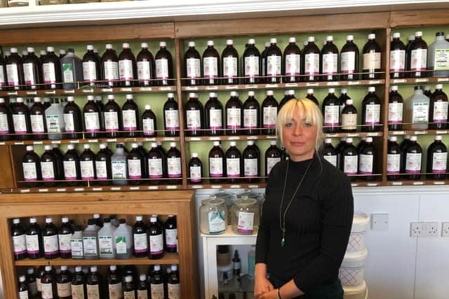 Wendy Budd, owner of Budd's Herbal Apothecary in Albert Road. Picture: Richard Lemmer