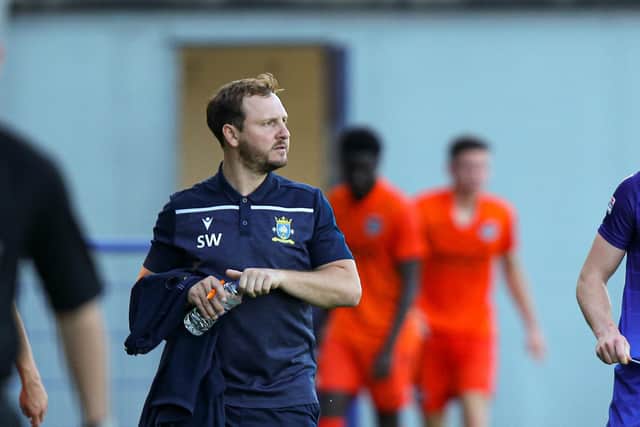 Baffins Milton Rovers boss Shaun Wilkinson. Picture: Chris Moorhouse (jpns 130721-48)