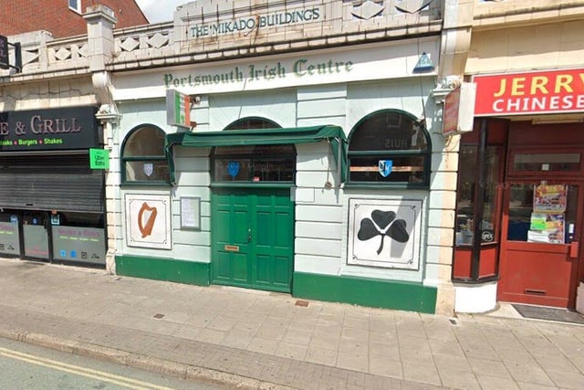 Portsmouth Irish Club is located in Elm Grove, Southsea.
