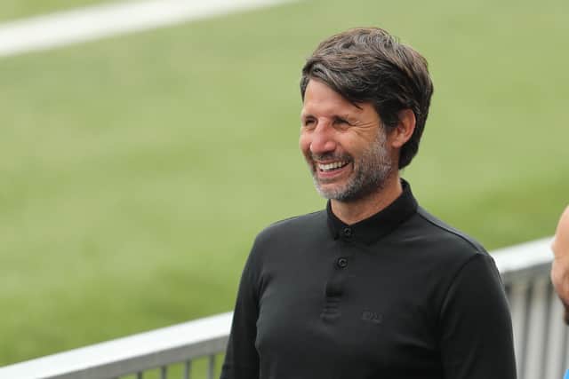 Pompey boss Danny Cowley (Picture by Dave Haines & Lily Moore)