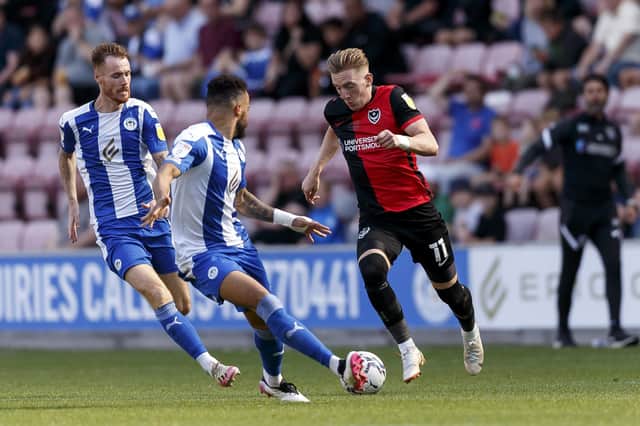 It appears Ronan Curtis will be remaining at Fratton Park beyond the transfer window's closure. Picture: Daniel Chesterton/phcimages.com