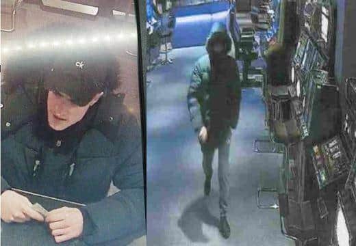 A man attempted to rob Golden Touch amusement centre in West Street, Fareham, and police have released an image of the man they wish to speak to. Picture: Hampshire Constabulary.