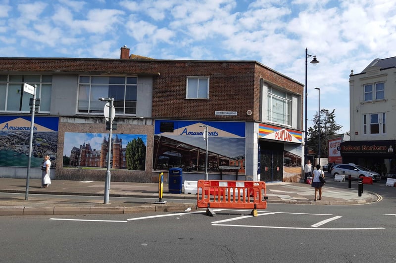 Playlands Amusements is a disused unit on the corner bewteen Commercial Road and Lake Road. Various new uses have been suggested for the building including a city council drop-in centre as part of the City Centre North regeneration scheme. Photo: Joe Buncle