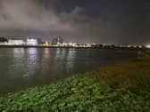 Flooding in Southsea Common last night as Storm Ciaran hits city. Picture: Portsmouth Police.
