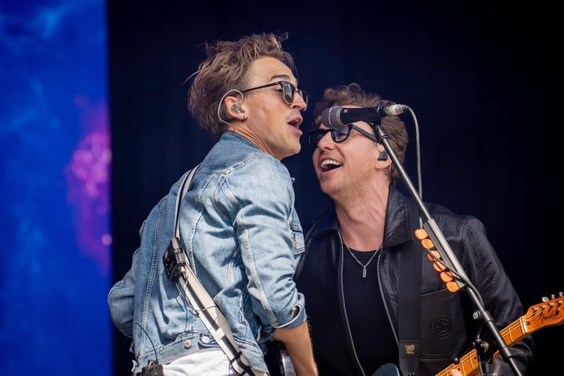 McFly were the surprise artist to perform on the Castle Stage on Saturday afternoon to a packed crowd.

Pictured - McFly

Photos by Alex Shute