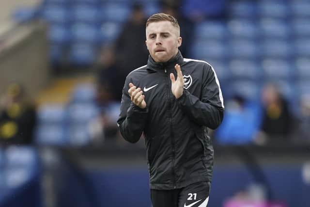 Pompey midfielder Joe Morrell