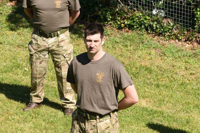 Defence correspondent for The News and army reservist, Tom Cotterill.
Picture: Keith Woodland (050621-4)