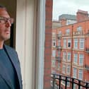 David Olusoga in Montagu Mansions, Marylebone, London, for his new series of A House Through Time: Two Cities At War (Picture: BBC/Twenty Twenty)