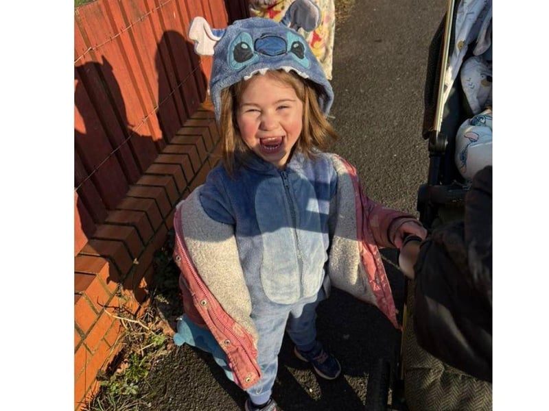Lorelai looks over the moon to be taking on the character of Stitch - Happy World Book Day!