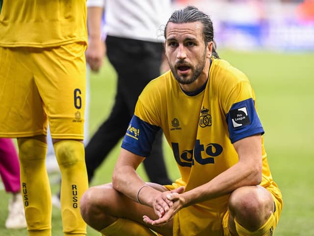 Christian Burgess has been with Royale Union Saint-Gilloise since the summer of 2020.   Picture: LAURIE DIEFFEMBACQ/BELGA MAG/AFP via Getty Images