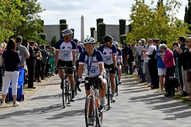 Hampshire Police Federation joined riders from around the country on the Police Unity Tour to remember fallen colleagues