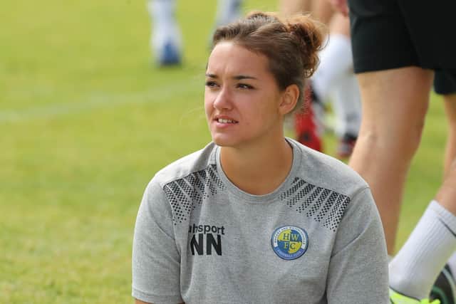 Hawks physio Natasha Nolan has regular chats with Tommy Wright regarding his mental health. Picture: Dave Haines