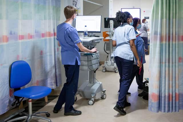 Inside A&E at QA Hospital, Portsmouth. Picture Habibur Rahman