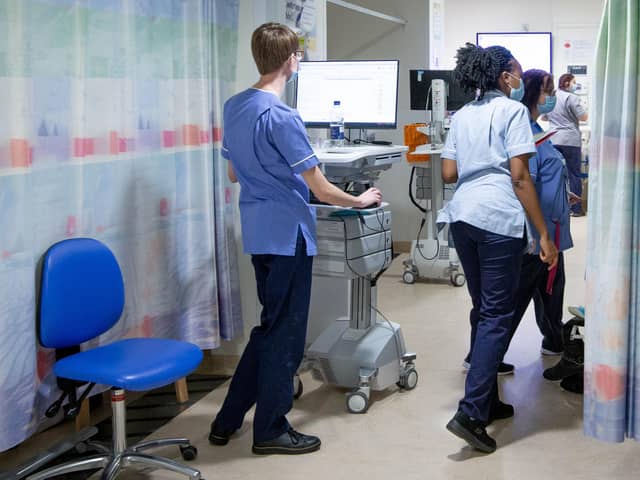 Inside A&E at QA Hospital, Portsmouth. Picture Habibur Rahman