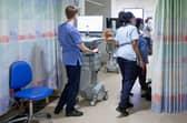 Inside A&E at QA Hospital, Portsmouth. Picture Habibur Rahman