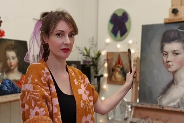 Ella Kilgour in her studio. 