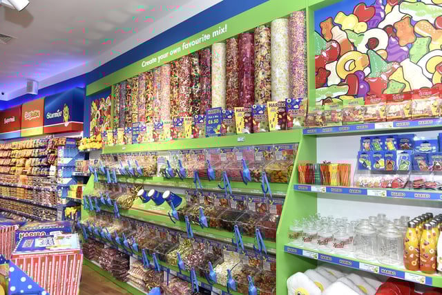 The Haribo store in Gunwharf Quays has a 4.5 rating from 19 Google reviews. One customer said: "This shop feels like a mini Wonka factory with every flavour Haribo you can imagine!" Picture: Sarah Standing