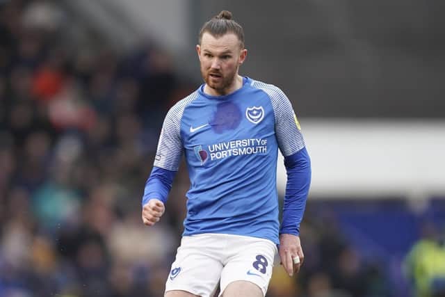 John Mousinho insists it's not the end of Ryan Tunnicliffe at Pompey, despite being dropped from the squad against Accrington. Picture: Jason Brown/ProSportsImages