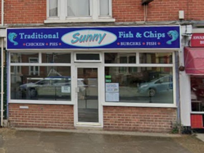 Sunny Fish Bar at 84 Tangier Road, Portsmouth was rated one on February 17.
