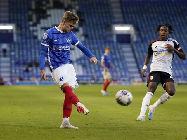 Zak Swanson delivers a cross from the right against Fulham Under-21s. Picture: Jason Brown/ProSportsImages