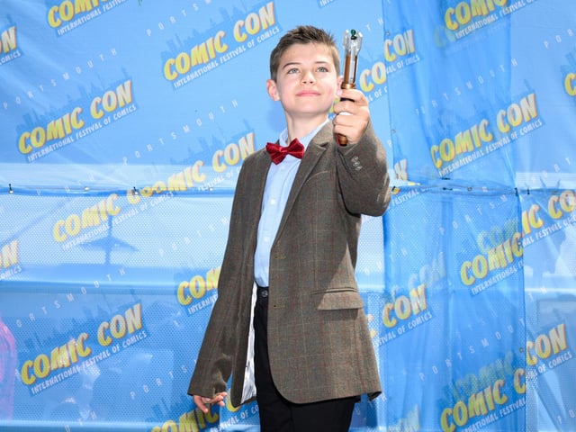 The Children's best dressed Comic Con character competition. Picture: Keith Woodland (110521-221)