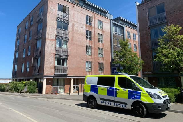 The incident took place around midday yesterday. Picture: Sarah Standing
