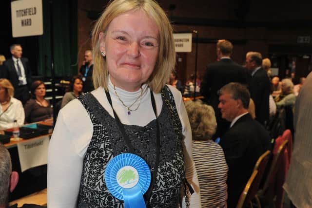 Councillor Sarah Pankhurst, who resigned from the Conservative party before being pursued to stay less than 24 hours later. 
Picture Ian Hargreaves  (160595-25)