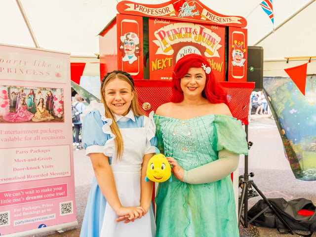 Pictured: Ariel and Alice from Party like a Princess.  Picture:Marcin Jedrysiak