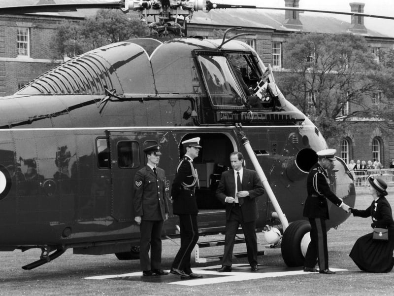 The Duke of Edinburgh's visit to the Royal Marines Museum, where he opened a new memorial garden.
Picture: The News (2863-1-2)