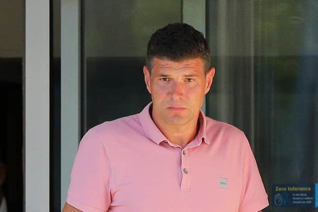 Boguslaw Swierc after his appearance at Portsmouth Magistrates' Court(jpns 220921-12)