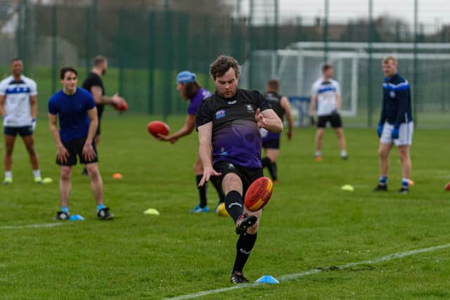 Portsmouth Pirates in training at Warblington School. Picture: Vernon Nash