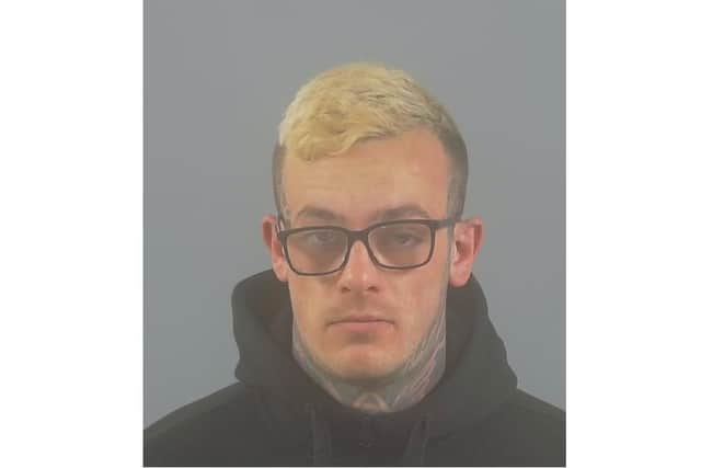 Charlie Watts who was jailed for five years and seven months after being caught with a gun, ammunition and weapons. 
Picture: Hampshire Constabulary
