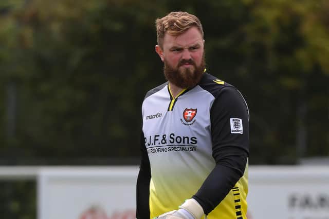 Cameron Scott has returned to AFC Portchester after leaving Baffins Milton Rovers. Pic: Neil Marshall.