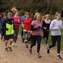 Runners make their way around the Havant parkrun course Picture: Keith Woodland (050321-15)