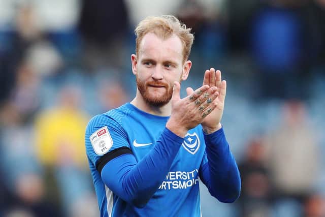 Connor Ogilvie starts for Pompey against Oxford United tonight.   Picture: Joe Pepler