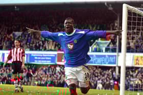 Former Pompey striker Yakubu was back with the Blues last week