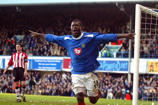 Former Pompey striker Yakubu was back with the Blues last week